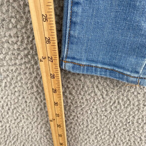 KanCan Jeans Women 1 24 Caroline Blue Ankle Skinny Distressed Light Wash Stretch - Picture 7 of 12